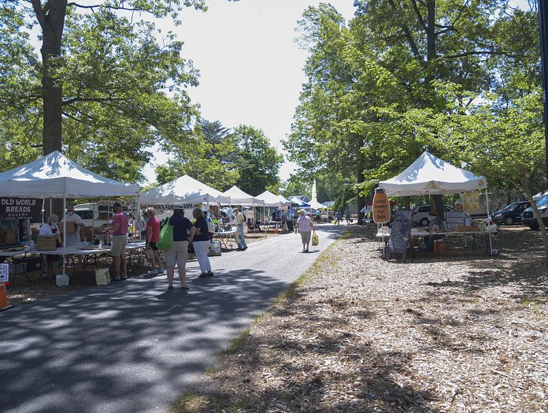 The market is a different scene this year; usually this is the path lined with vendors on each side. The whole park is now sprinkled with vendors.